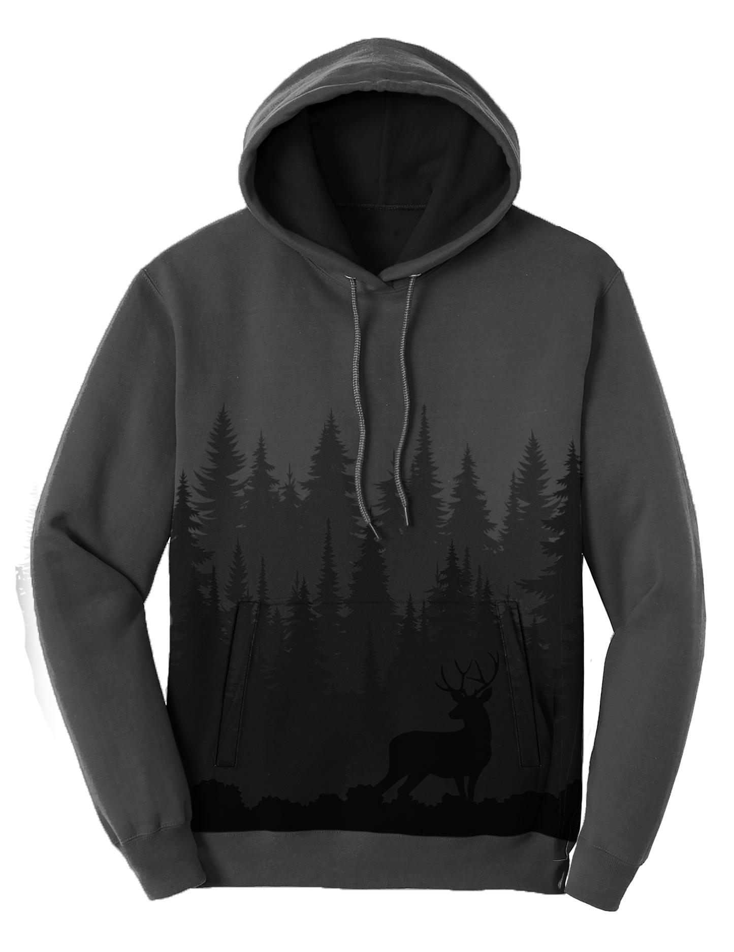 Outdoor Scenery Printed Hoodie