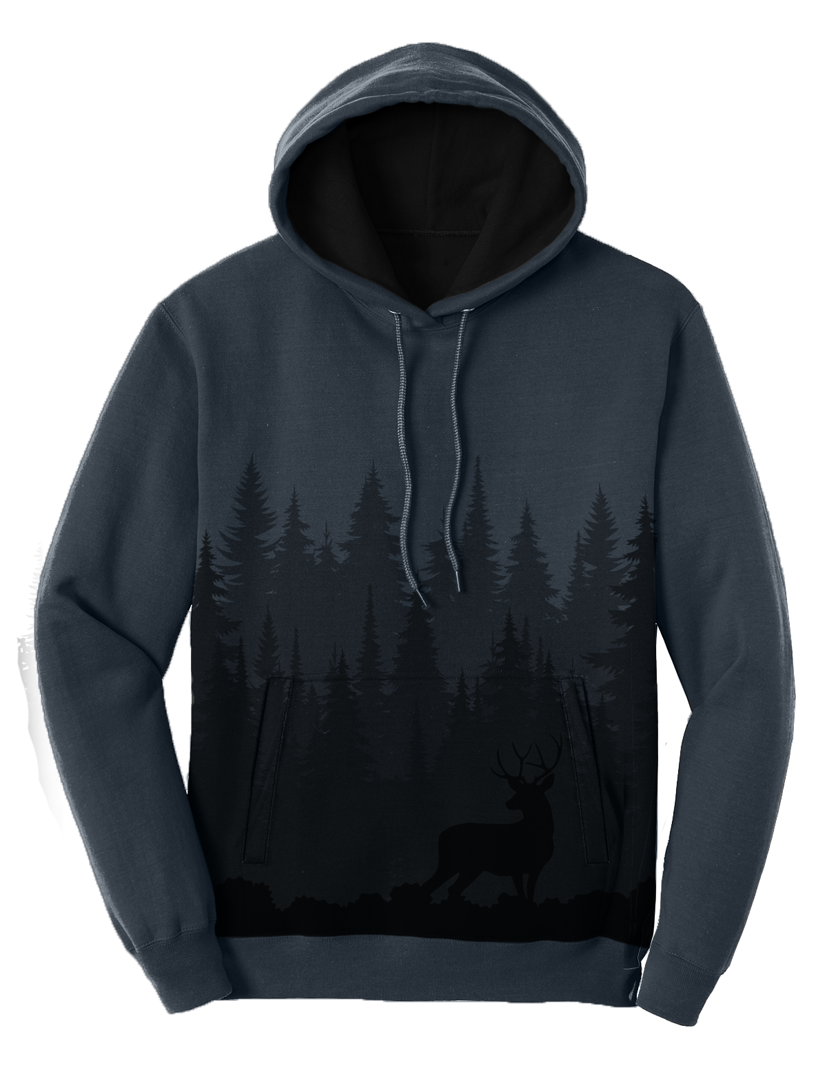 Outdoor Scenery Printed Hoodie