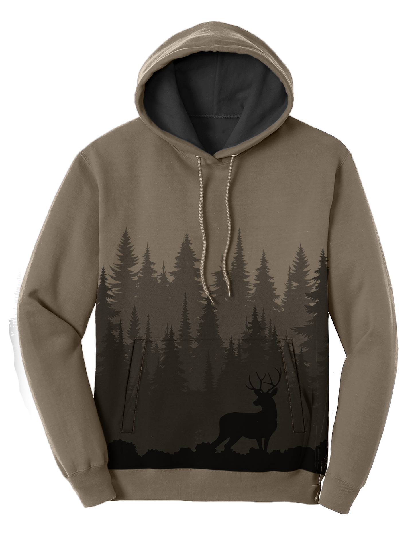 Outdoor Scenery Printed Hoodie