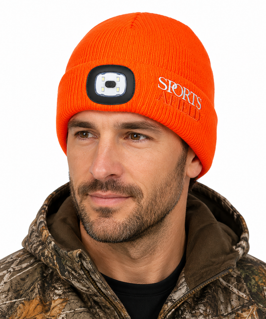 Knit Beanie with Flashlight
