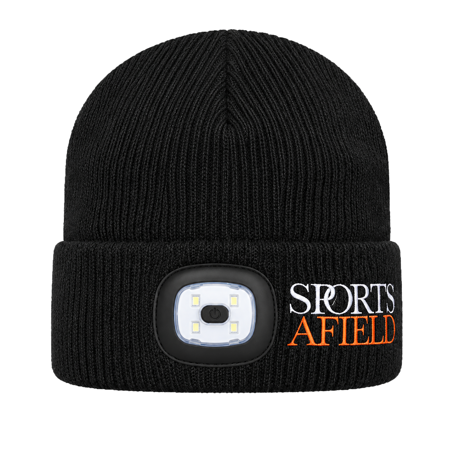 Knit Beanie with Flashlight