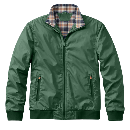 Men’s Bomber Jacket with FLannel Lining