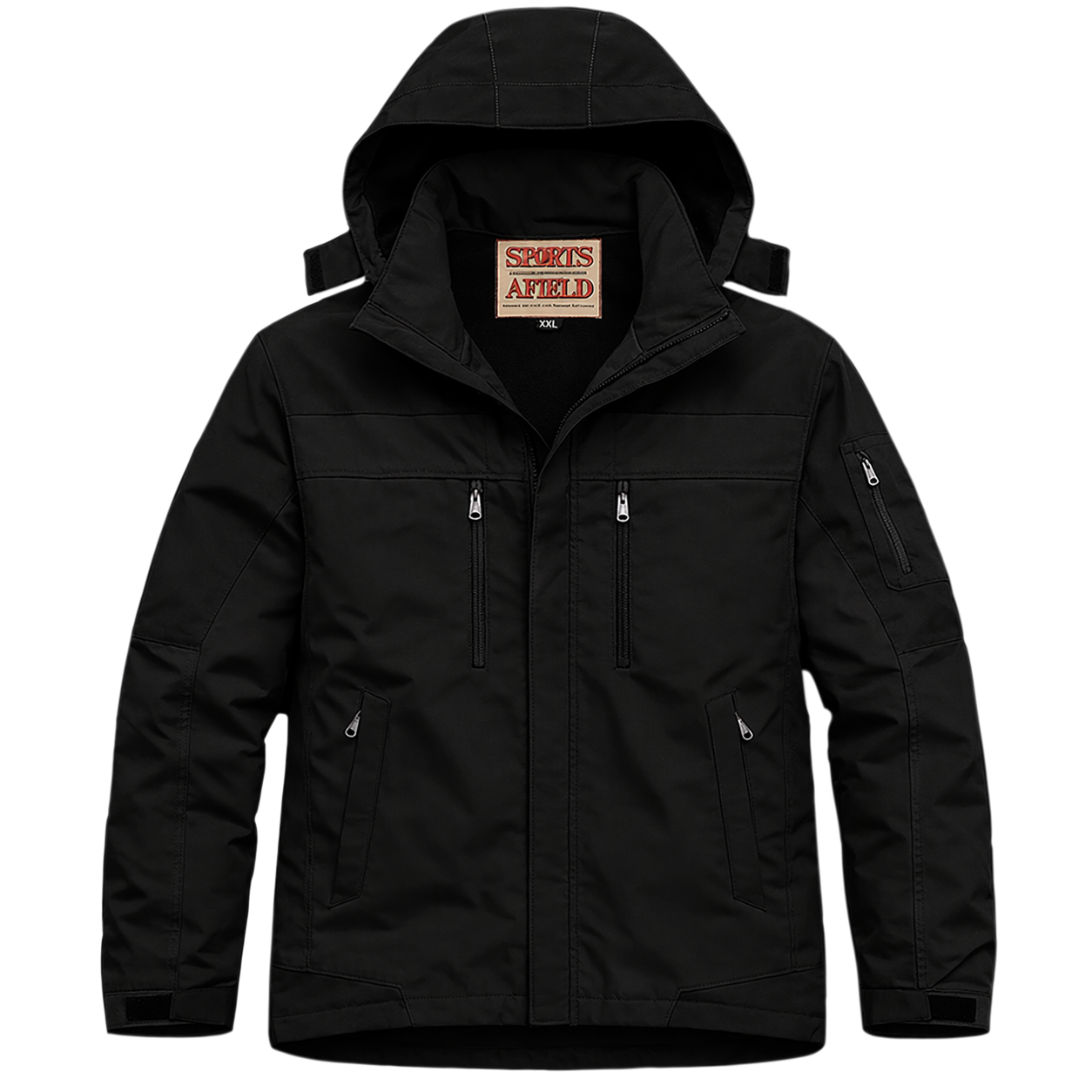 Men's Ripstop Color Block Jacket with Micro Fleece Lining